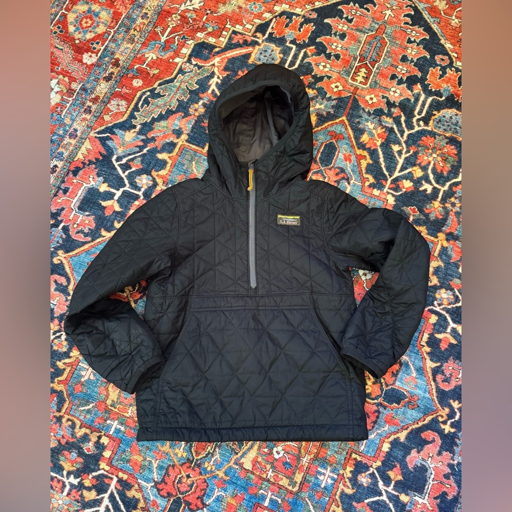 Youth LL Bean Anorak pull over jacket SMALL 8